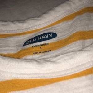 boyfriend old navy stripped top